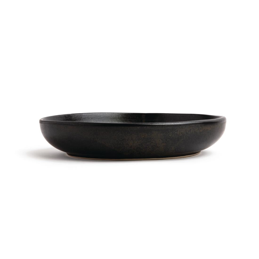 Olympia Canvas Coupe Bowl Delhi Black 230mm (Pack of 6) - FA320 Bowls Olympia