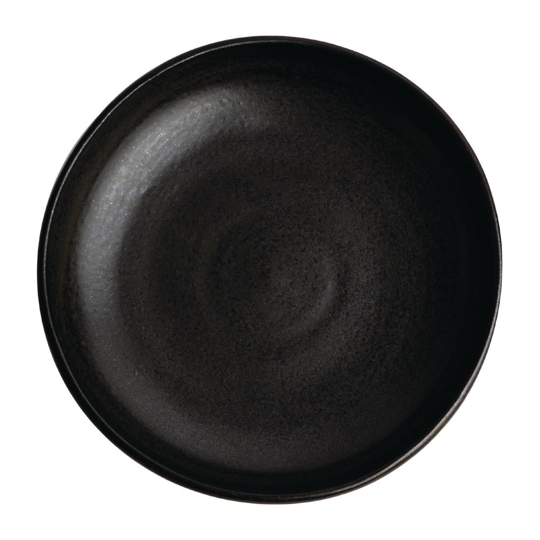 Olympia Canvas Coupe Bowl Delhi Black 230mm (Pack of 6) - FA320 Bowls Olympia