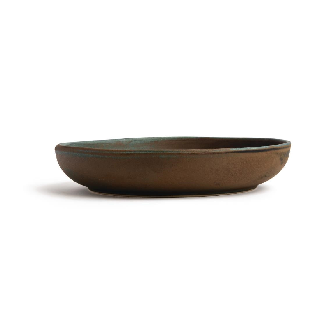 Olympia Canvas Coupe Bowl Green Verdigris 230mm (Pack of 6) - FA327 Bowls Olympia