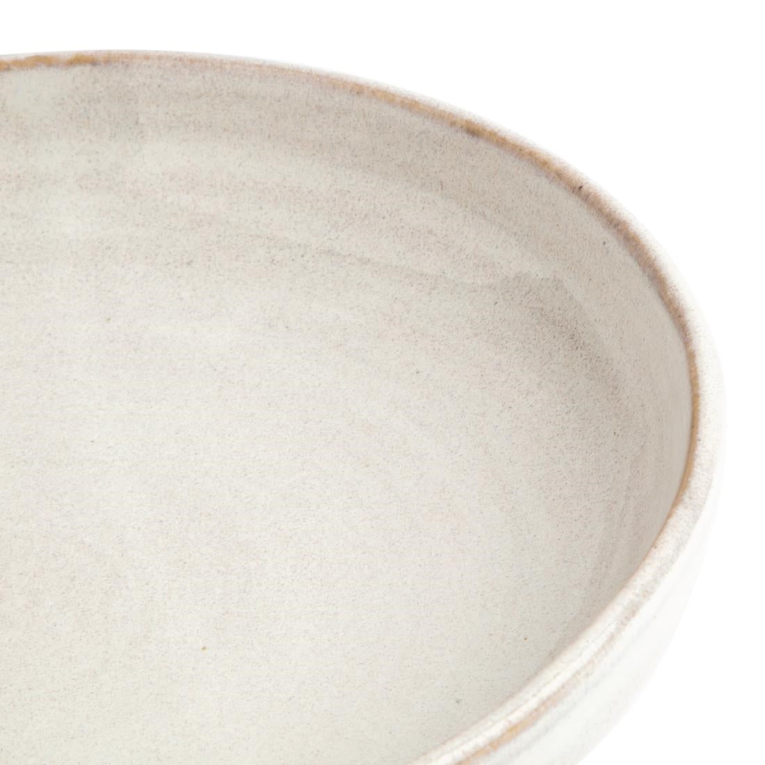 Olympia Canvas Coupe Bowl Murano White 230mm (Pack of 6) - FA334 Bowls Olympia