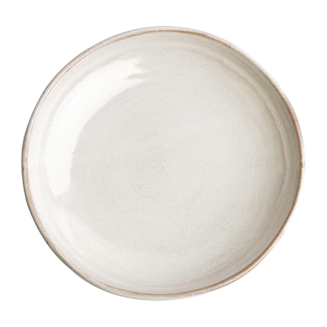 Olympia Canvas Coupe Bowl Murano White 230mm (Pack of 6) - FA334 Bowls Olympia