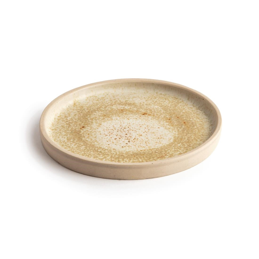 Olympia Canvas Flat Round Plate Wheat 180mm (Pack of 6) - FA335 Plates Olympia