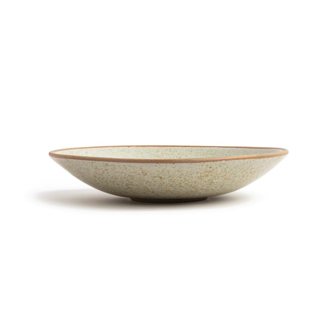 Olympia Canvas Shallow Tapered Bowl Wheat 200mm (Pack of 6) - FA340 Bowls Olympia