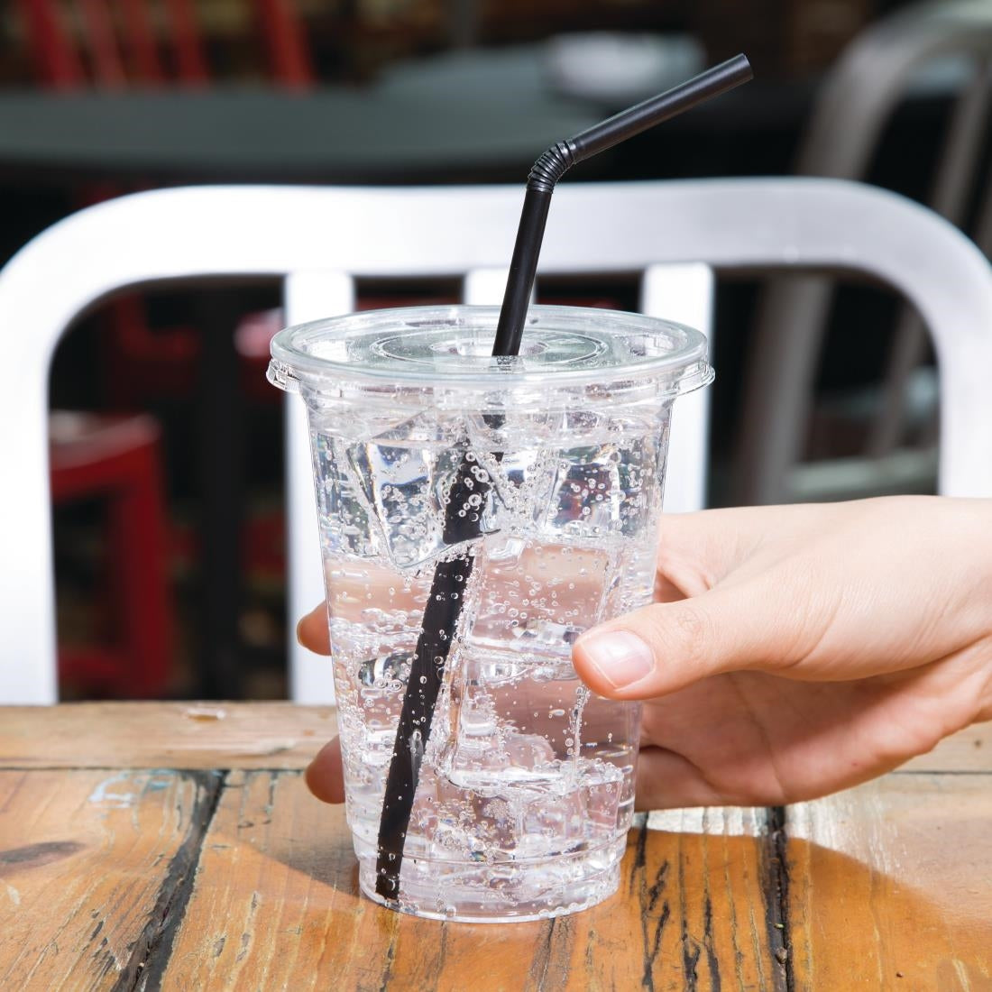 Fiesta Green Compostable PLA Cold Cups 454ml / 16oz (Pack of 1000) - FA343 Disposable Glasses Fiesta Green