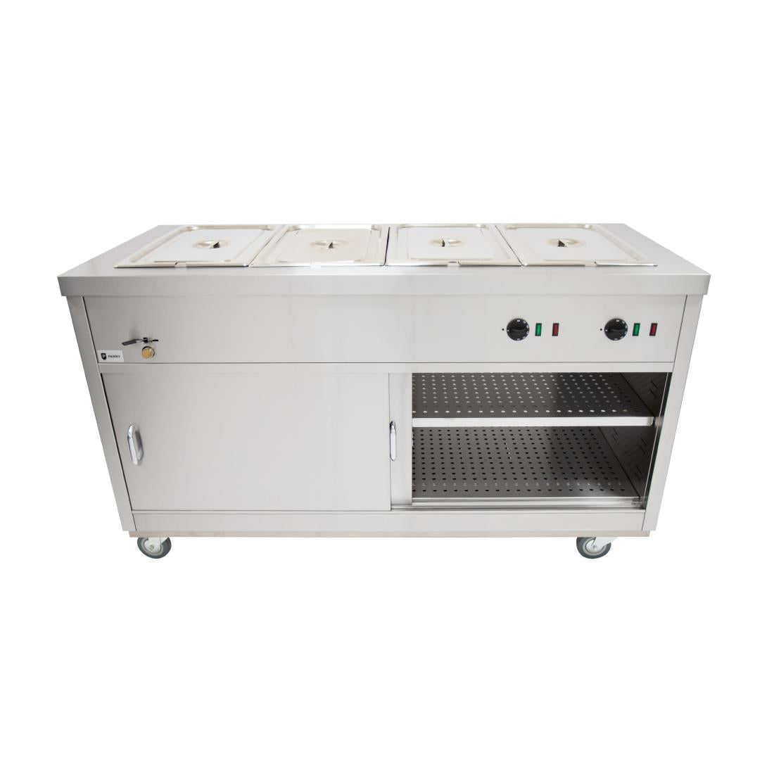Parry Mobile Hot Cupboard with Bain Marie Top HOT15BM - FA354 Parry