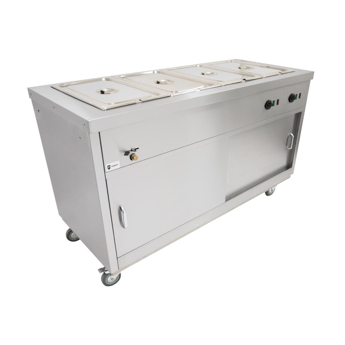 Parry Mobile Hot Cupboard with Bain Marie Top HOT15BM - FA354 Parry