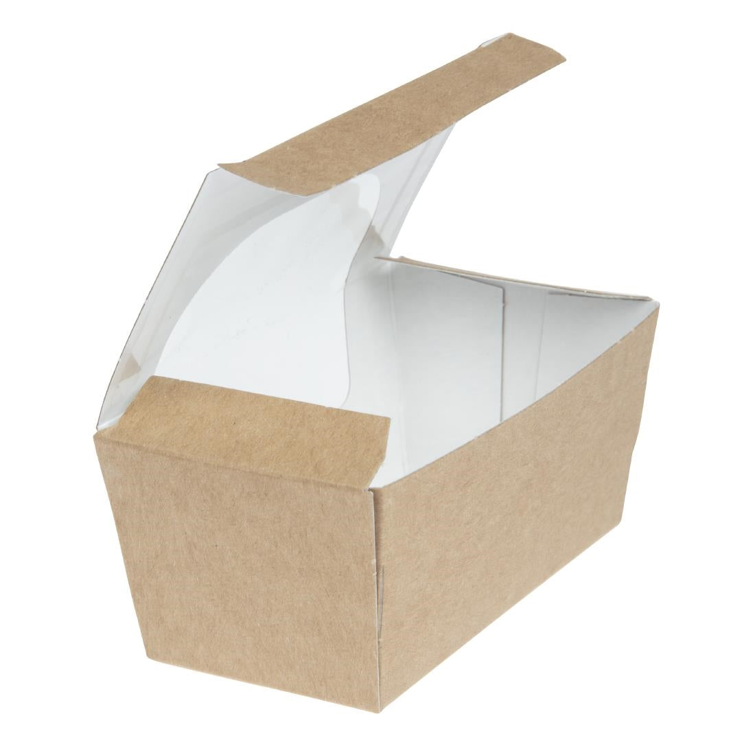 Colpac Compostable Kraft Cake Boxes with Window Small (Pack of 500) - FA360 Cake Boxes & Boards Colpac