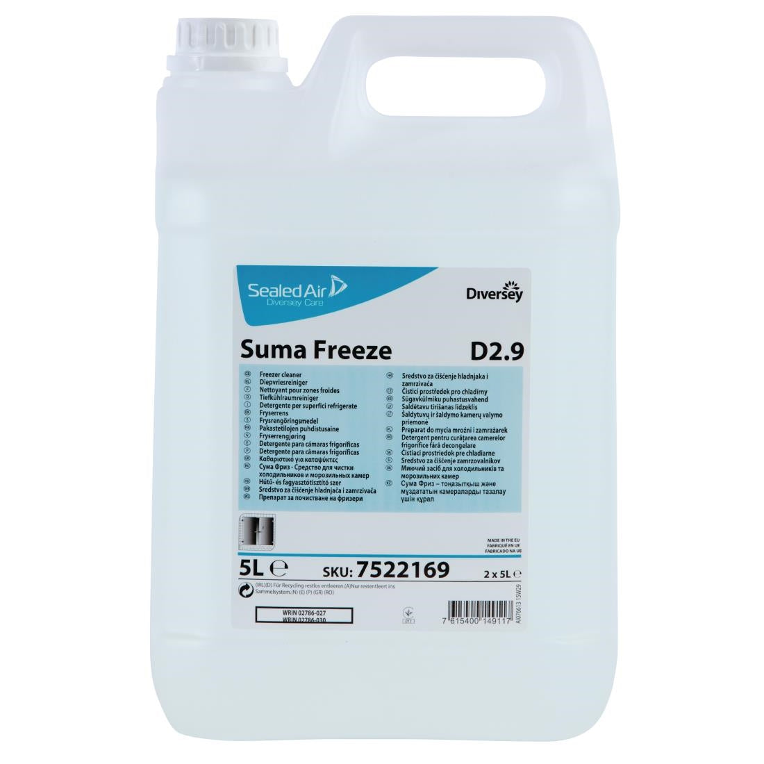 Suma D2.9 Freezer Cleaner Ready To Use 5Ltr - CX846 Diversey