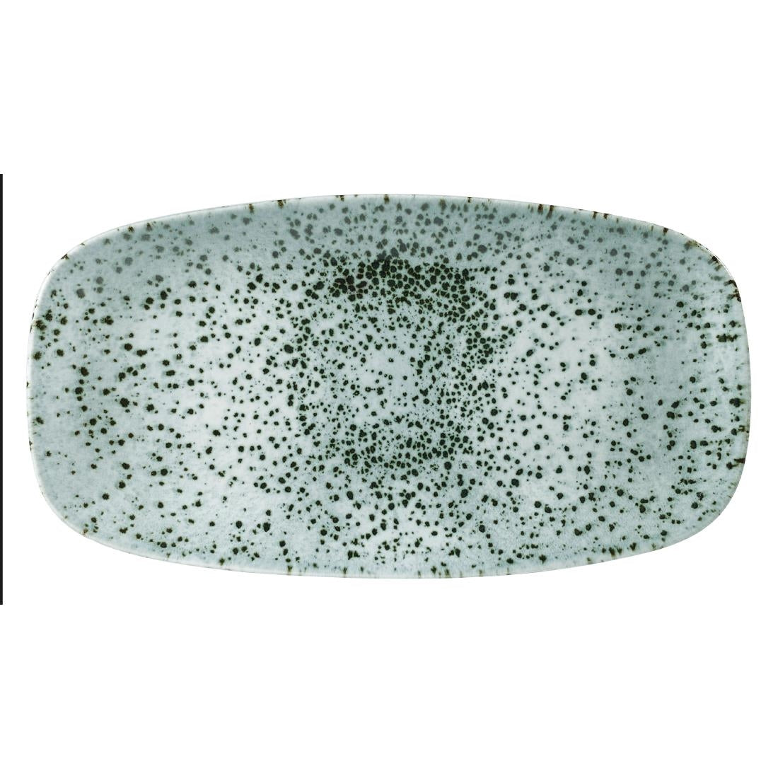Churchill Mineral Oblong Chef Plates Green 189 x 355mm (Pack of 6) - FA509 Plates Churchill