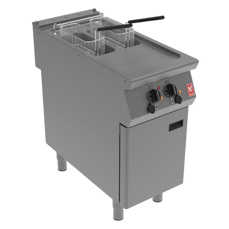 Falcon F900 Twin Pan, Twin Basket Electric Fryer on Feet E9342 - FA510 Freestanding Electric Fryers Falcon
