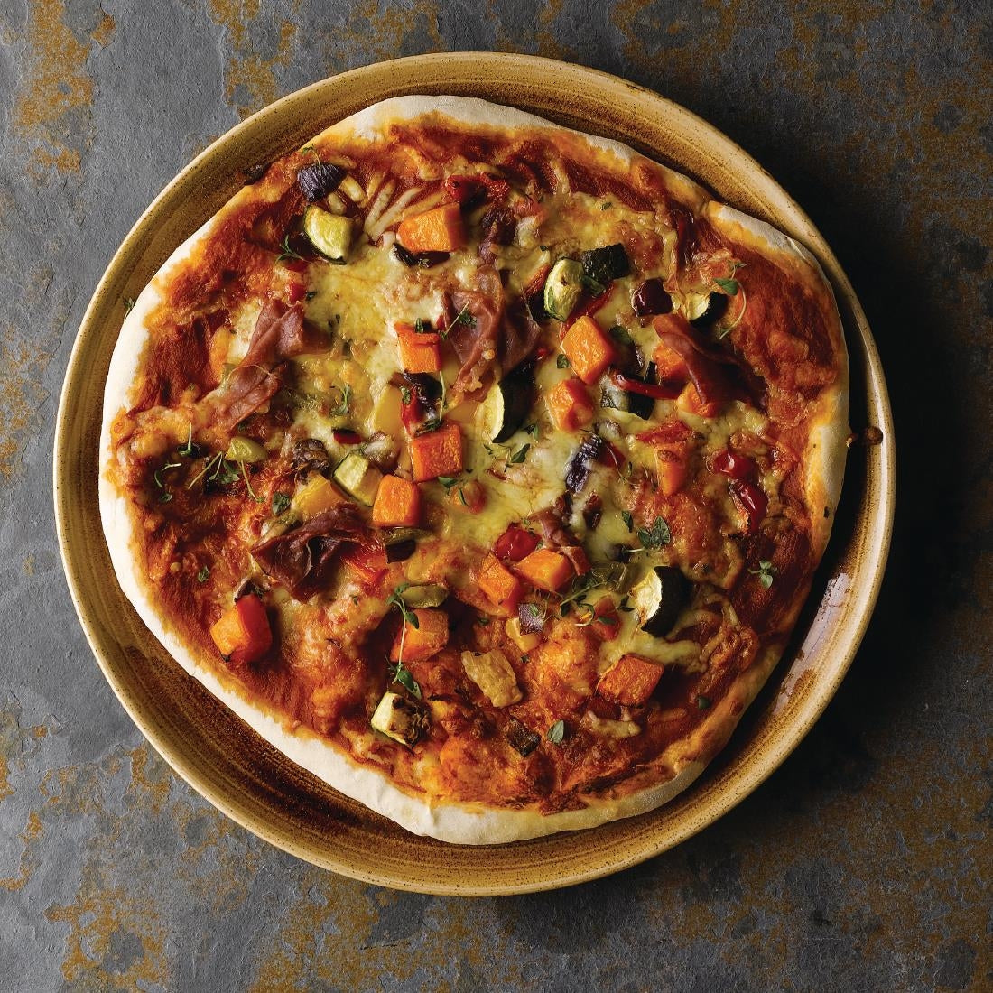 Churchill Stonecast Patina Coupe Plates Vintage Copper 324mm (Pack of 6) - FA600 Plates Churchill