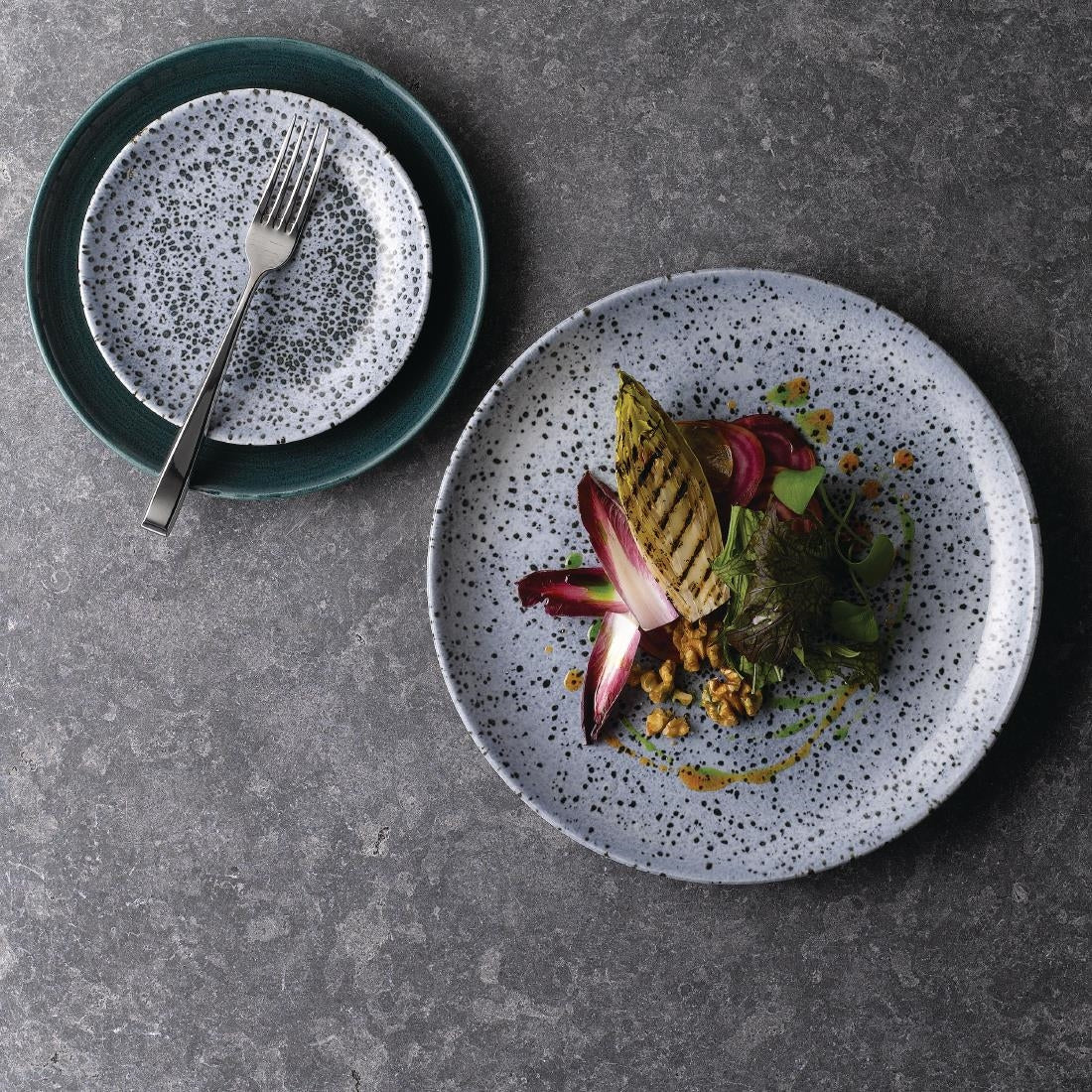 Churchill Stonecast Patina Coupe Bowls Rustic Teal 40oz 248mm (Pack of 12) - FA592 Bowls Churchill