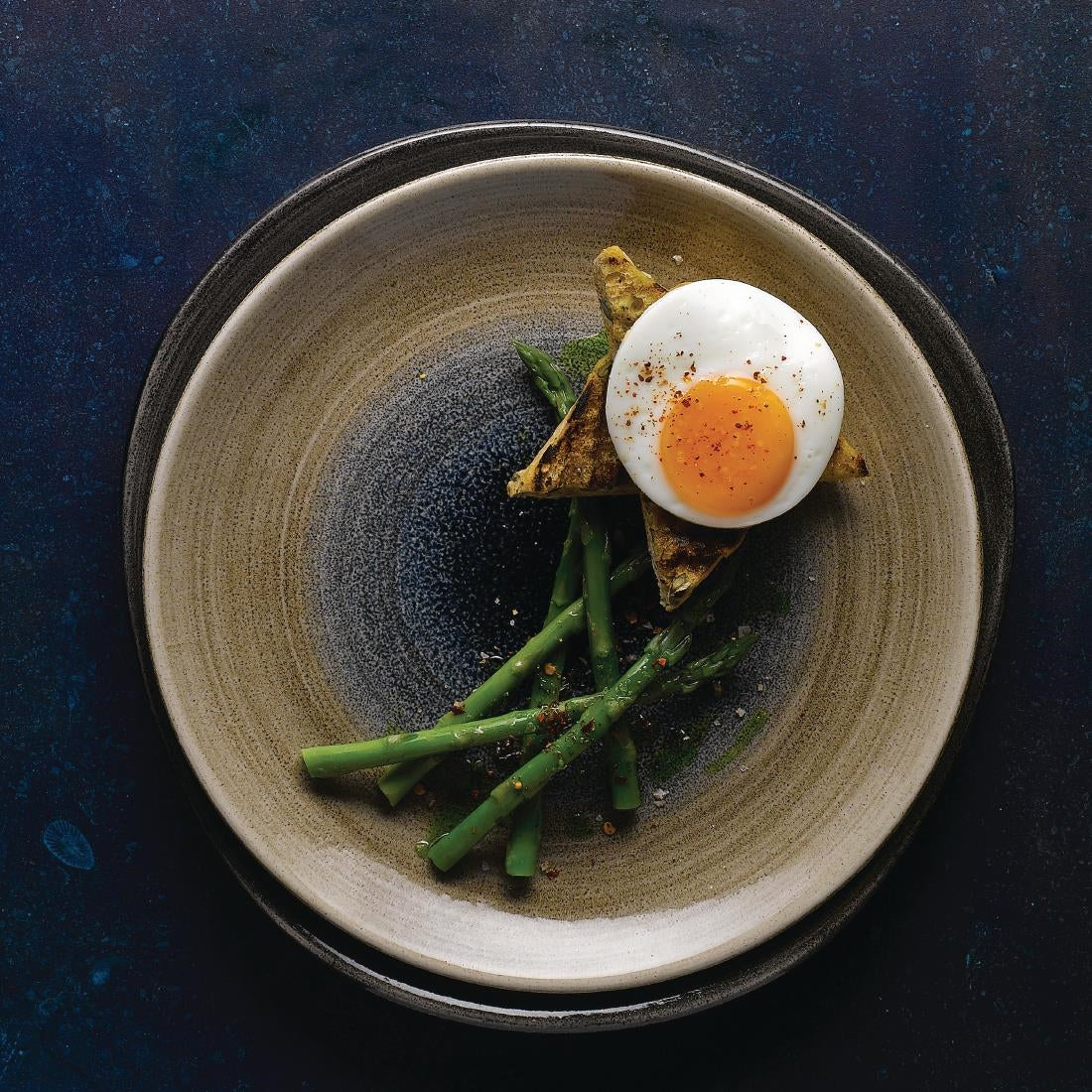 Churchill Stonecast Aqueous Coupe Plates Bayou Taupe 217mm (Pack of 12) - FA660 Plates Churchill