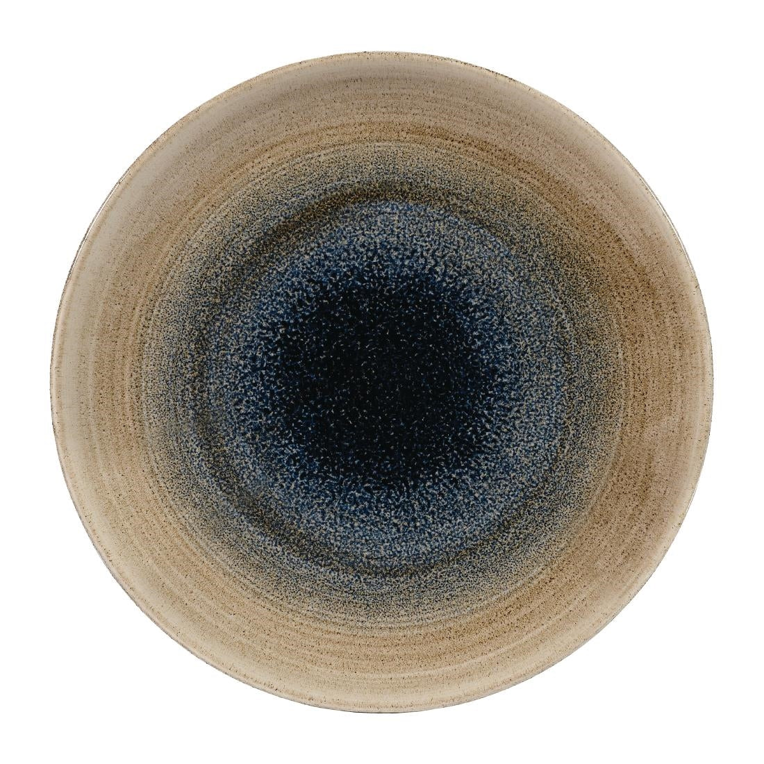 Churchill Stonecast Aqueous Coupe Plates Bayou Taupe 217mm (Pack of 12) - FA660 Plates Churchill