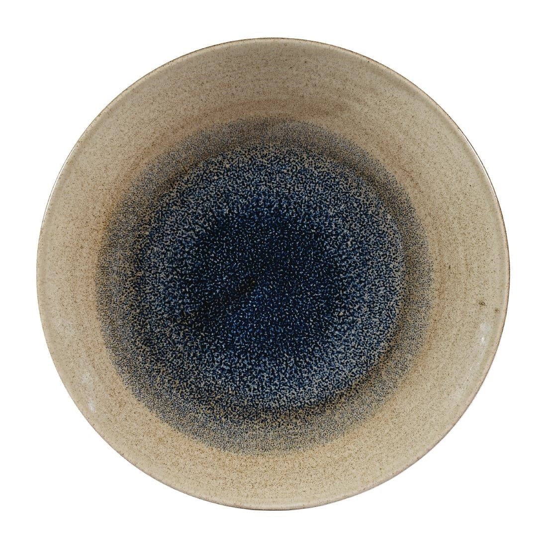 Churchill Stonecast Aqueous Deep Coupe Plates Bayou Taupe 225mm (Pack of 12) - FA661 Plates Churchill