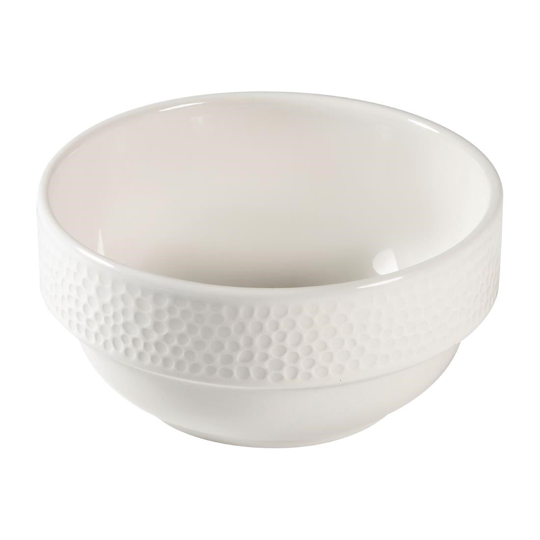 Churchill Isla Consomme Bowls White 12½oz 115mm (Pack of 6) - FA678 Bowls Churchill
