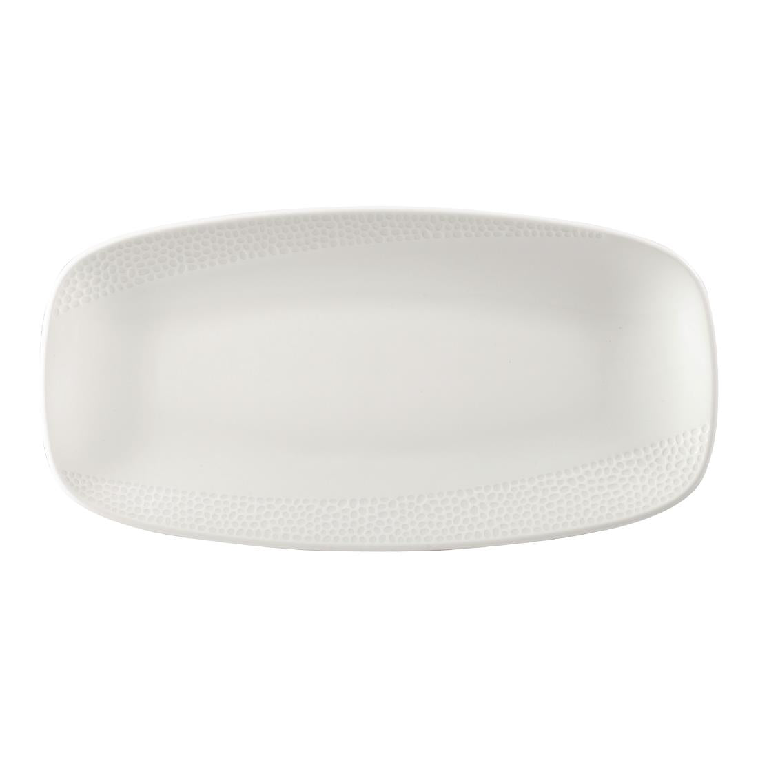 Churchill Isla Oblong Plates White 150 x 295mm (Pack of 12) - FA682 Plates Churchill