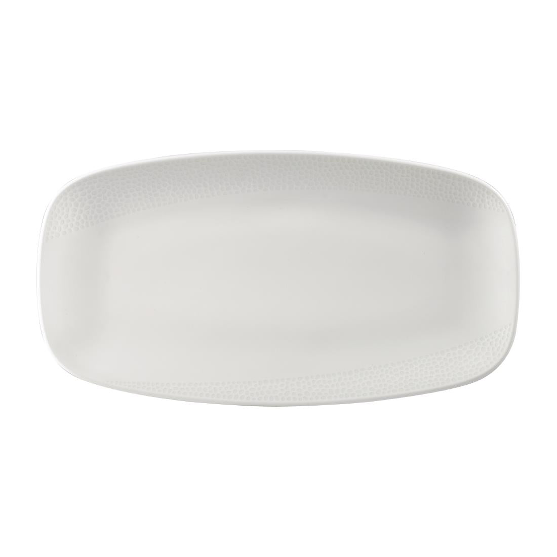 Churchill Isla Oblong Plates White 189 x 355mm (Pack of 6) - FA683 Plates Churchill