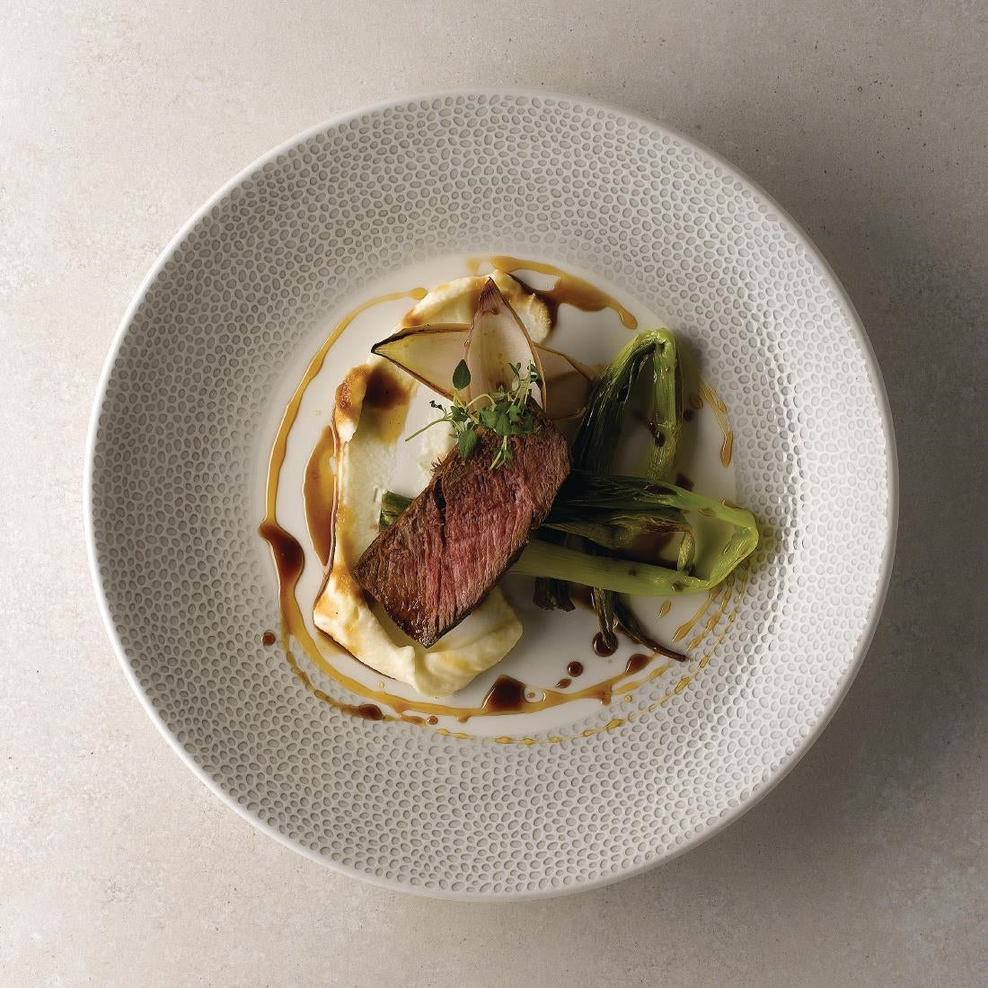 Churchill Isla Deep Coupe Plates Shale Grey 281mm (Pack of 12) - FA689 Plates Churchill