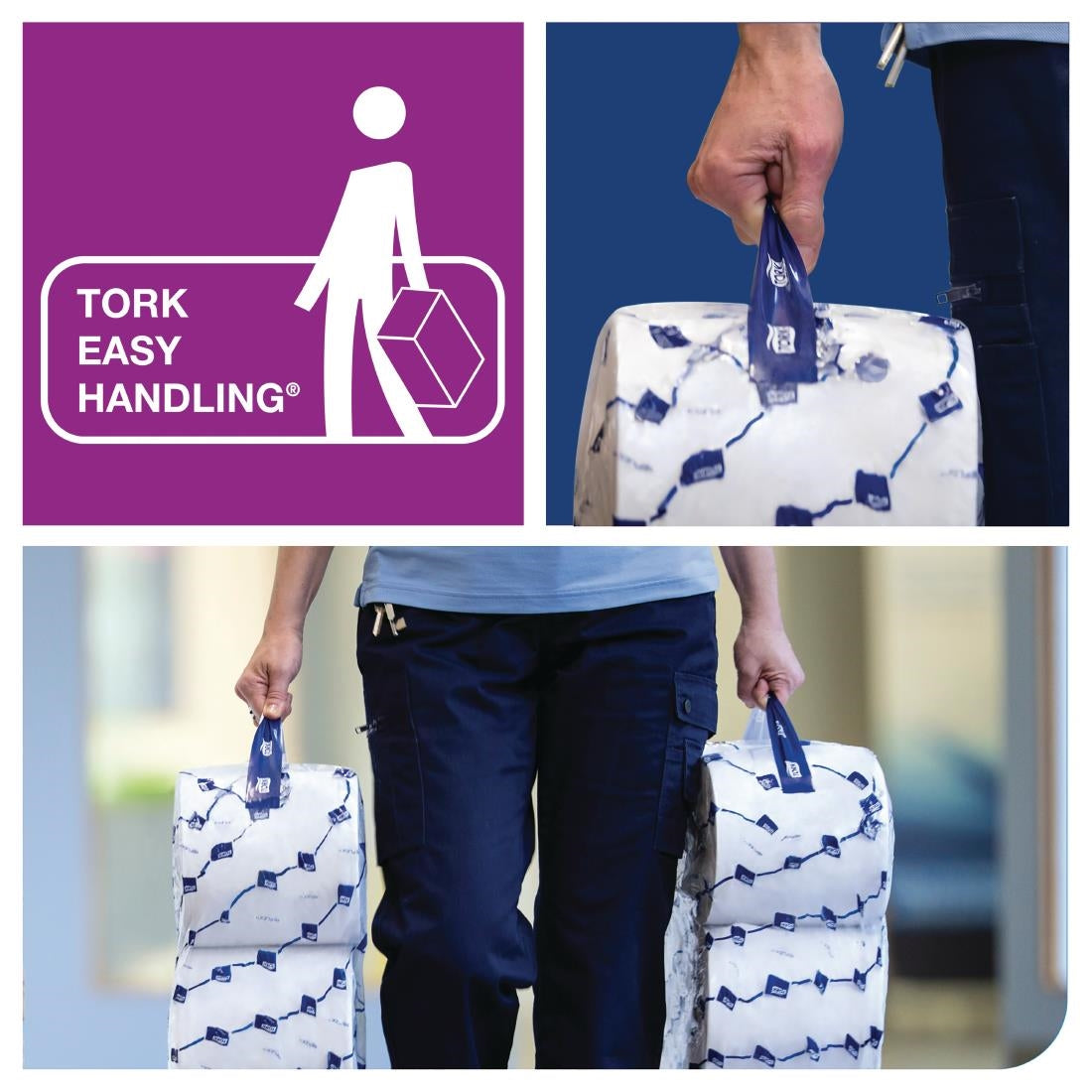 Tork SmartOne Mini Toilet Rolls (Pack of 12) - FA700 Tork