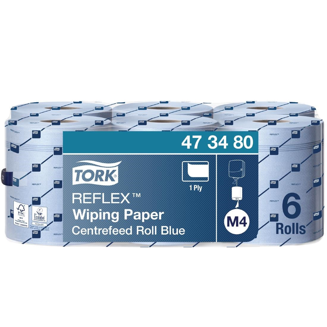 Tork Reflex Centrefeed Wiping Paper 1-Ply 269m (Pack of 6) - FA703 Tork