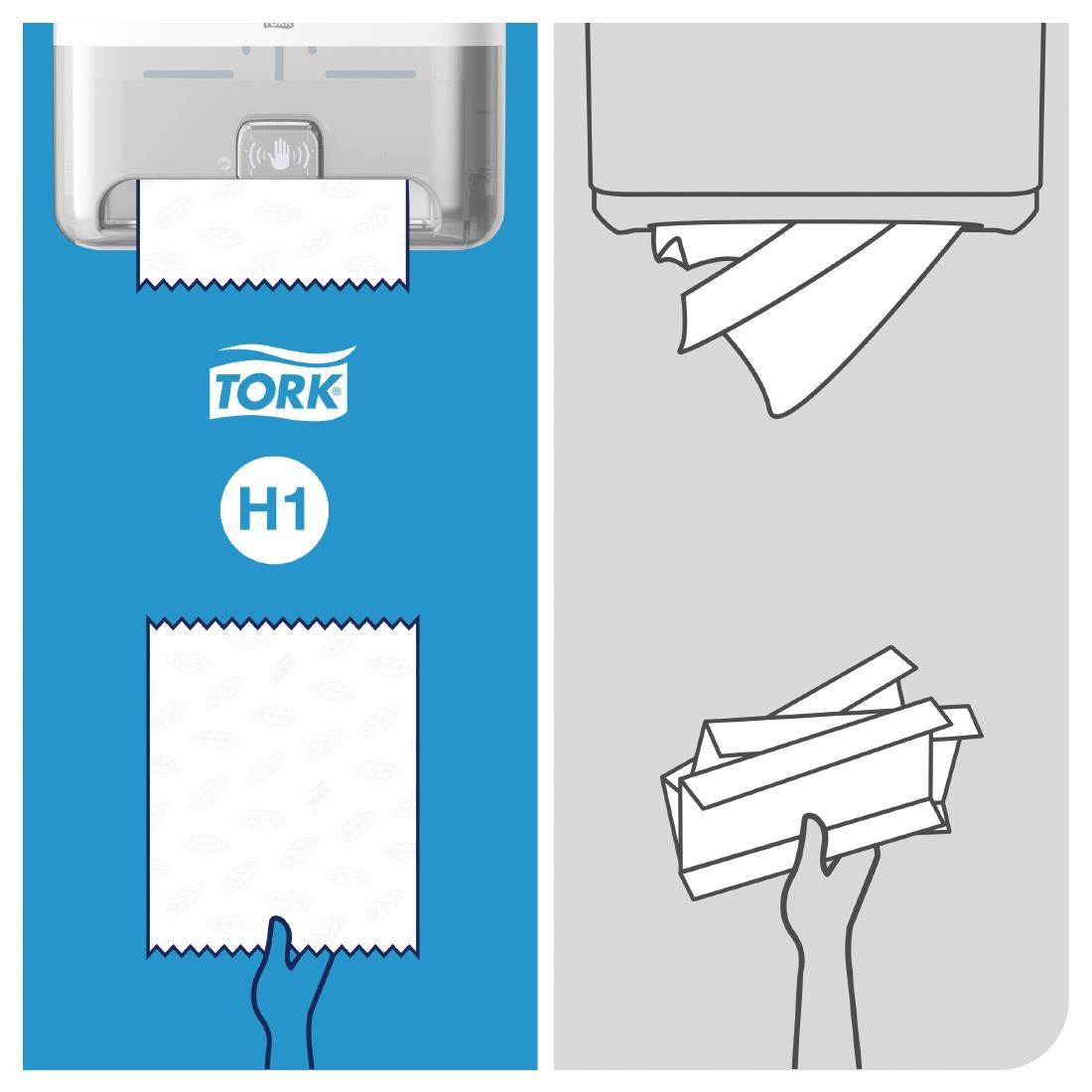 Tork Matic Automatic Hand Towel Roll Dispenser White - FA709 Tork