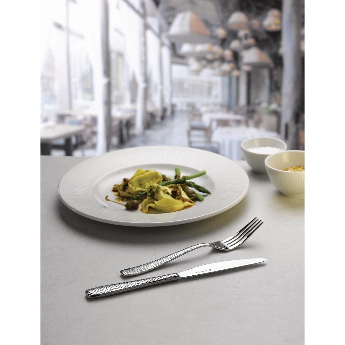 Churchill Bamboo Footed Plate 276mm (Pack of 12) - DK409 Plates Churchill