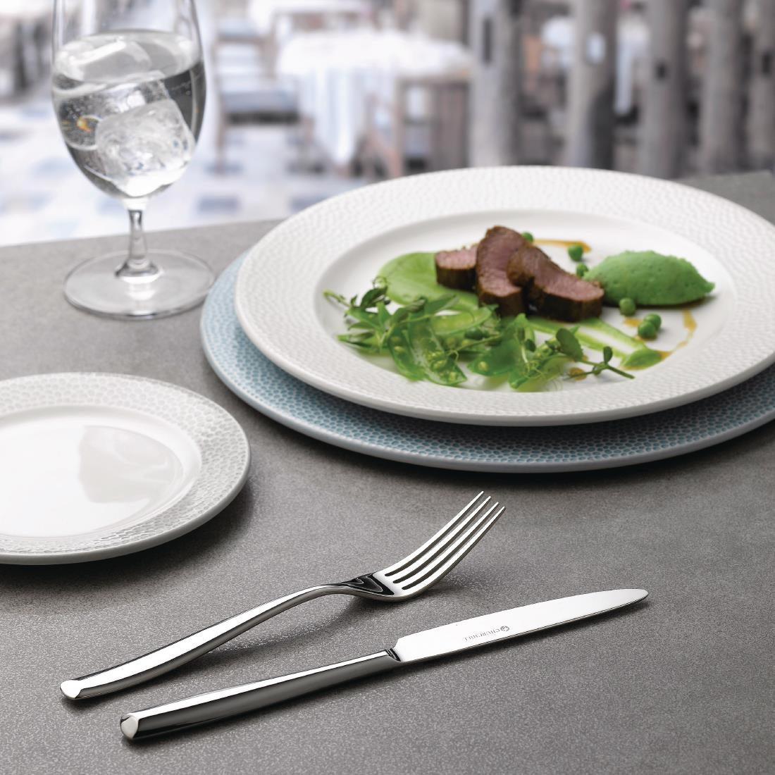 Churchill Isla Footed Plate White 276mm (Pack of 12) - DY832 Plates Churchill