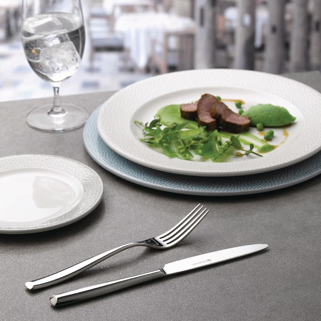 Churchill Isla Presentation Plate Ocean Blue 305mm (Pack of 12) - DY866 Plates Churchill