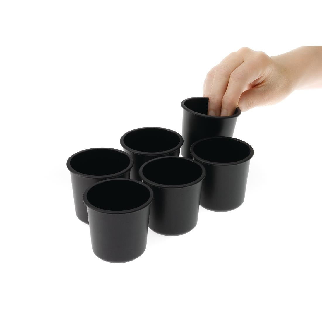 Matfer Bourgeat Exoglass Dariole Mould 55mm (Pack of 6) - FA892 Matfer Bourgeat