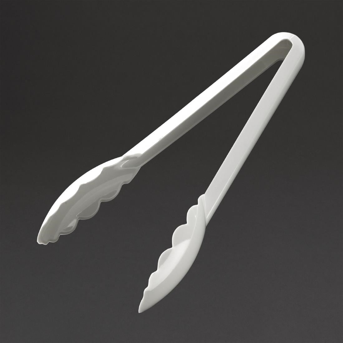 Matfer Bourgeat Exoglass Tongs White 9" - FA896 Matfer Bourgeat