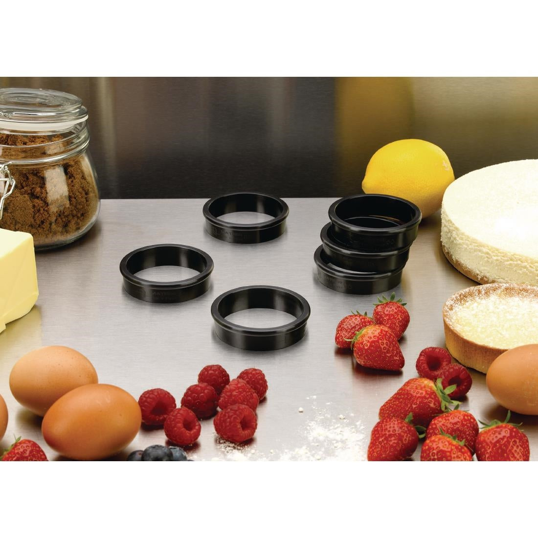 Matfer Bourgeat Exoglass Tart Ring 60mm - FA980 Matfer Bourgeat