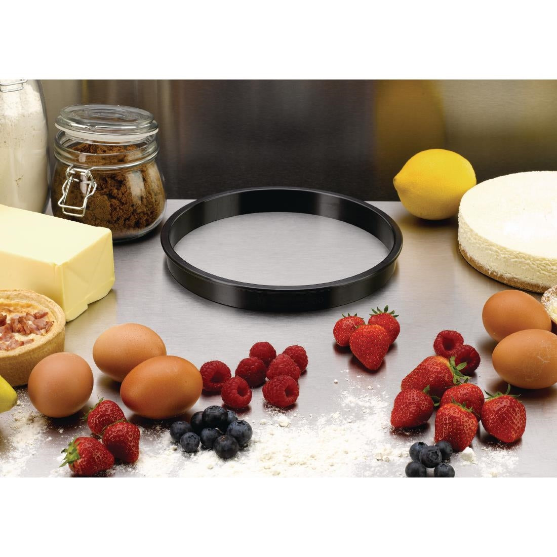 Matfer Bourgeat Exoglass Tart Ring 200mm - FA991 Matfer Bourgeat