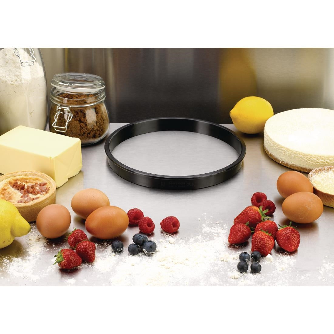 Matfer Bourgeat Exoglass Tart Ring 220mm - FA992 Matfer Bourgeat