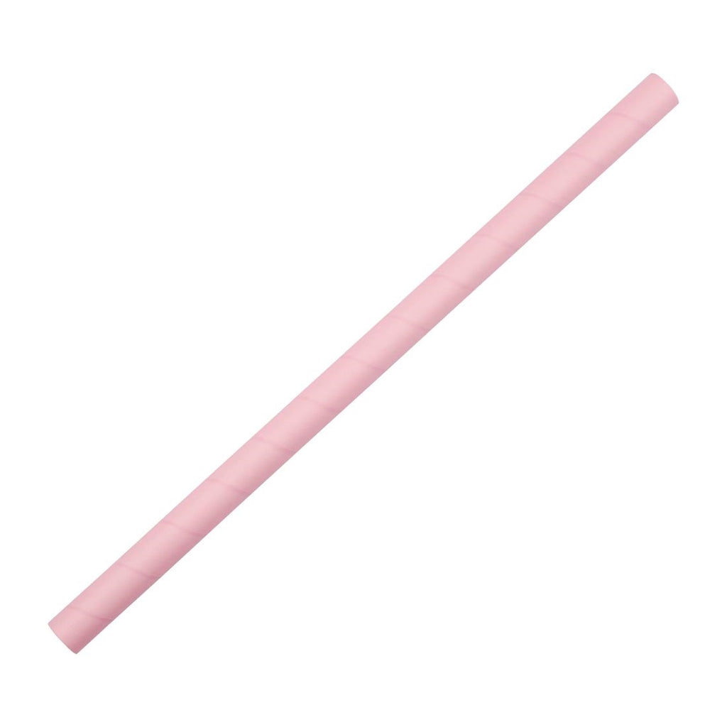 Fiesta Compostable Paper Smoothie Straws Pink (Pack of 250) - FB149  Fiesta