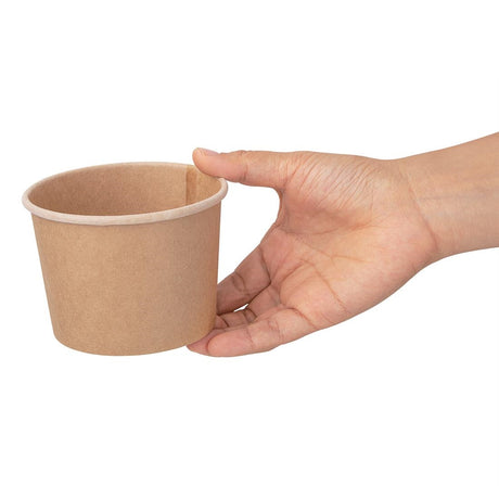 Fiesta Compostable Soup Containers 98mm 340ml / 12oz (Pack of 500) - FB162  Fiesta