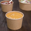 Fiesta Compostable Soup Containers 98mm 340ml / 12oz (Pack of 500) - FB162  Fiesta