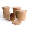 Fiesta Compostable Soup Containers 98mm 340ml / 12oz (Pack of 500) - FB162  Fiesta