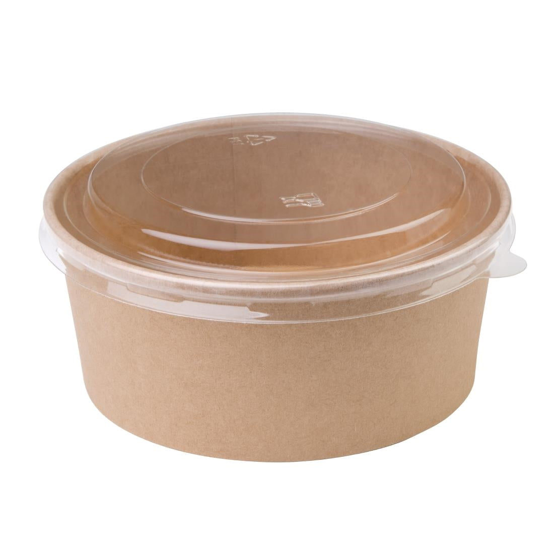 Fiesta Compostable Round Kraft Salad Bowls 750ml / 26oz (Pack of 300) - FB197  Fiesta
