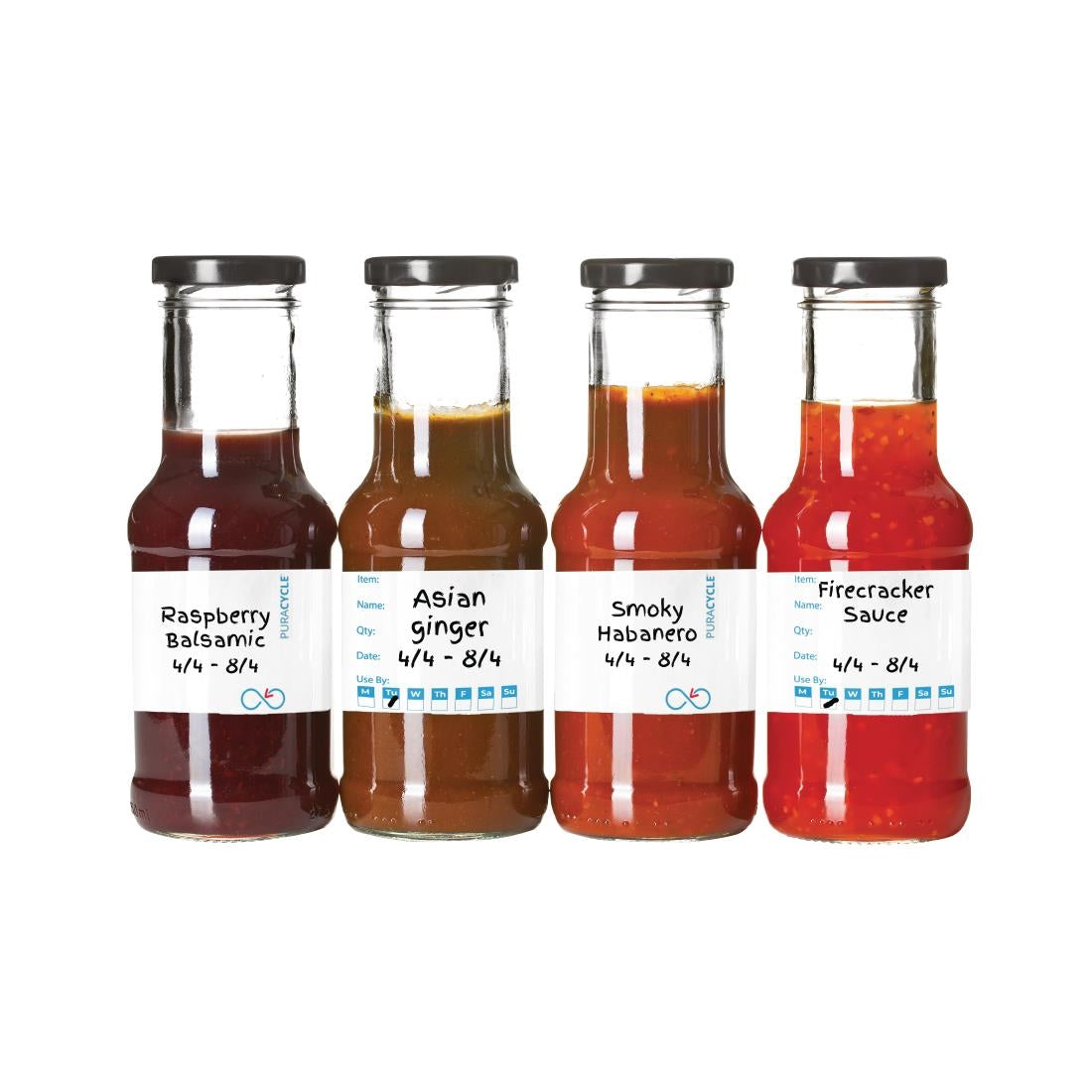 Puracycle Reusable Day Labels (Pack of 50) - FB281 PuraCycle