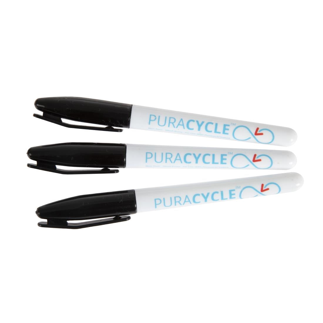 Puracycle Non-Toxic Marker Pens Black 3 Pack - FB284 PuraCycle