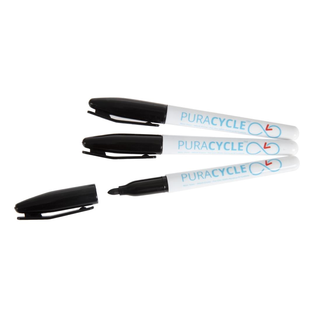 Puracycle Non-Toxic Marker Pens Black 3 Pack - FB284 PuraCycle