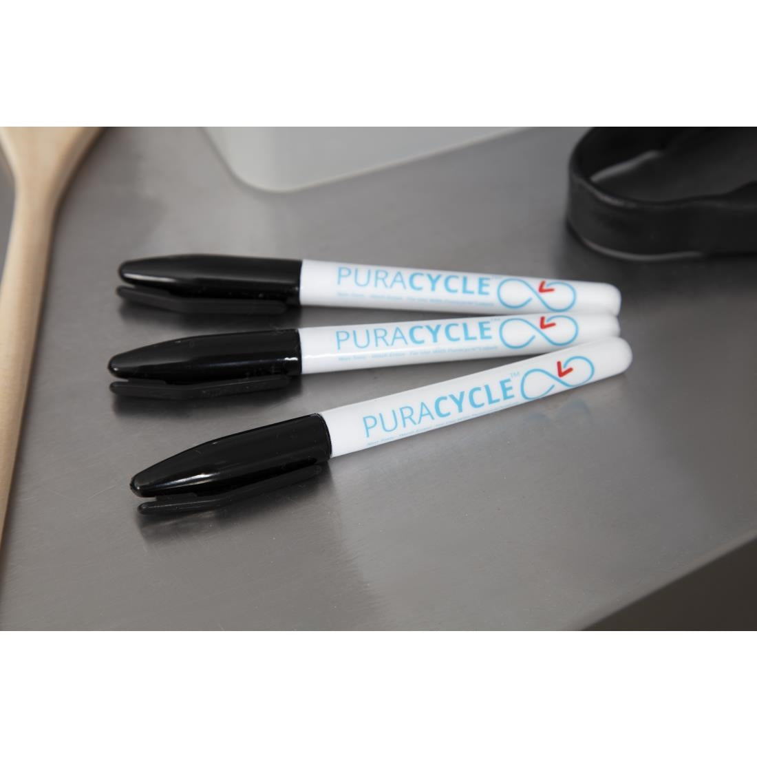Puracycle Non-Toxic Marker Pens Black 3 Pack - FB284 PuraCycle