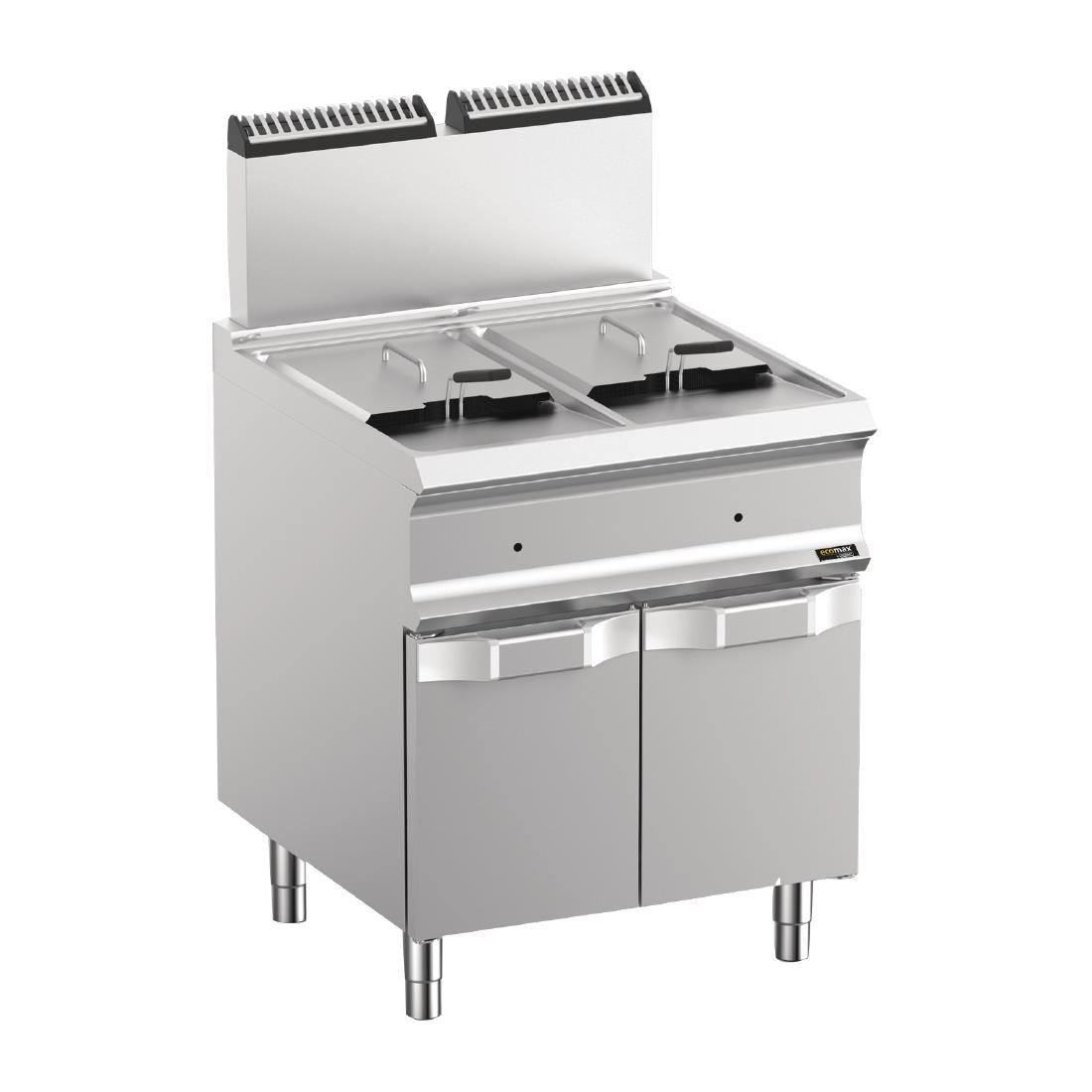 Hobart Ecomax Twin Tank Gas Fryer HEFRG77A - FB454 Freestanding Electric Fryers Hobart Ecomax