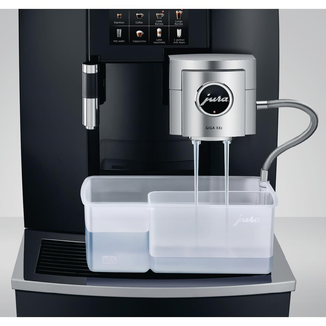 Jura Giga X8c Mains Fill Bean to Cup Coffee Machine Black - FB456 Bean To Cup Coffee Machines Jura