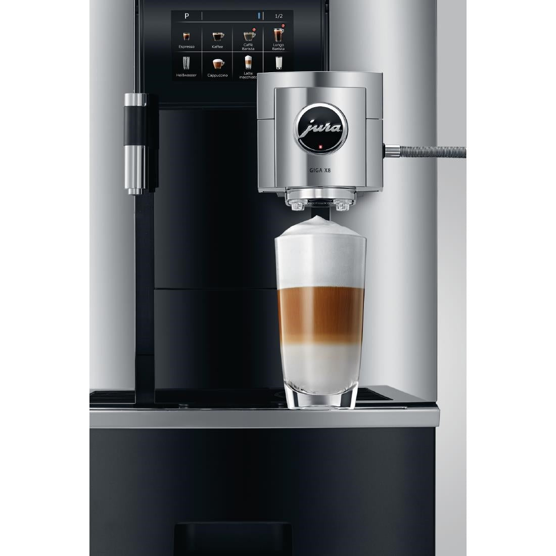 Jura Giga X8 Manual Fill Bean to Cup Coffee Machine Black - FB458 Bean To Cup Coffee Machines Jura