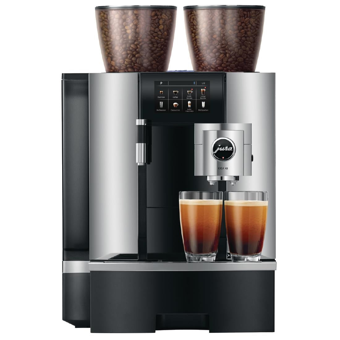 Jura Giga X8 Manual Fill Bean to Cup Coffee Machine Black - FB458 Bean To Cup Coffee Machines Jura