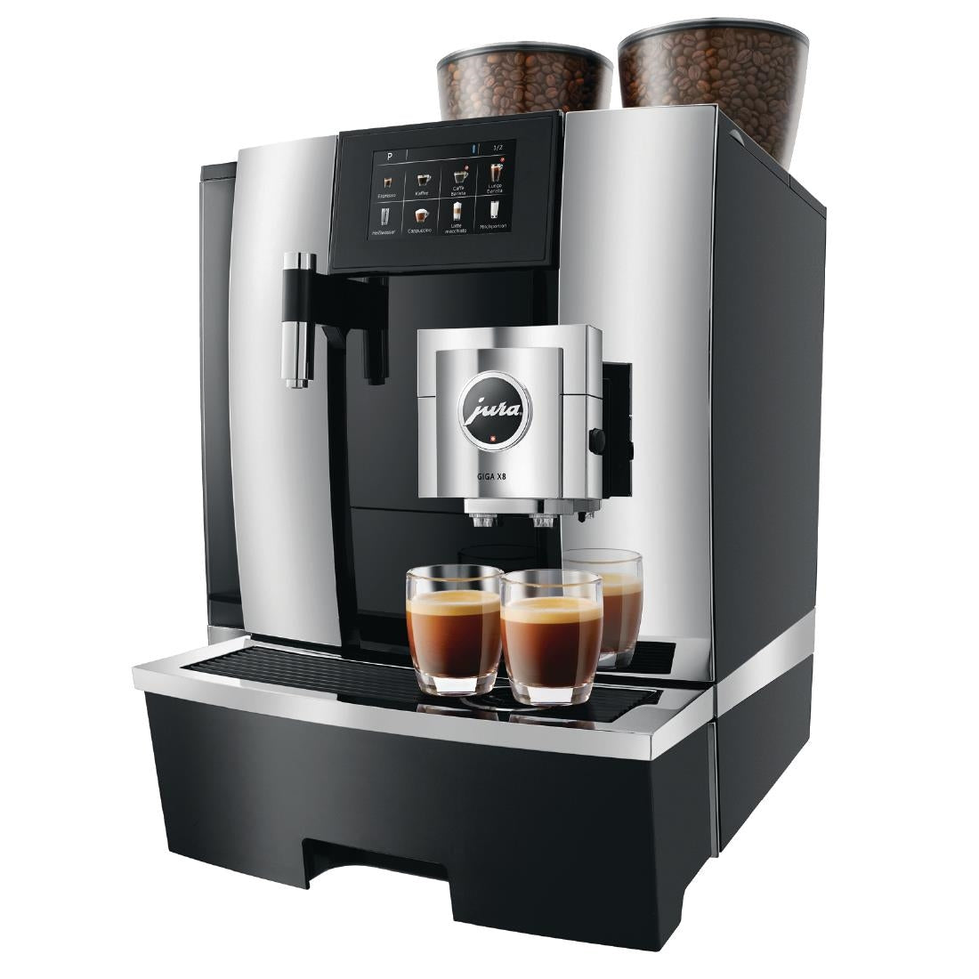 Jura Giga X8 Manual Fill Bean to Cup Coffee Machine Black - FB458 Bean To Cup Coffee Machines Jura