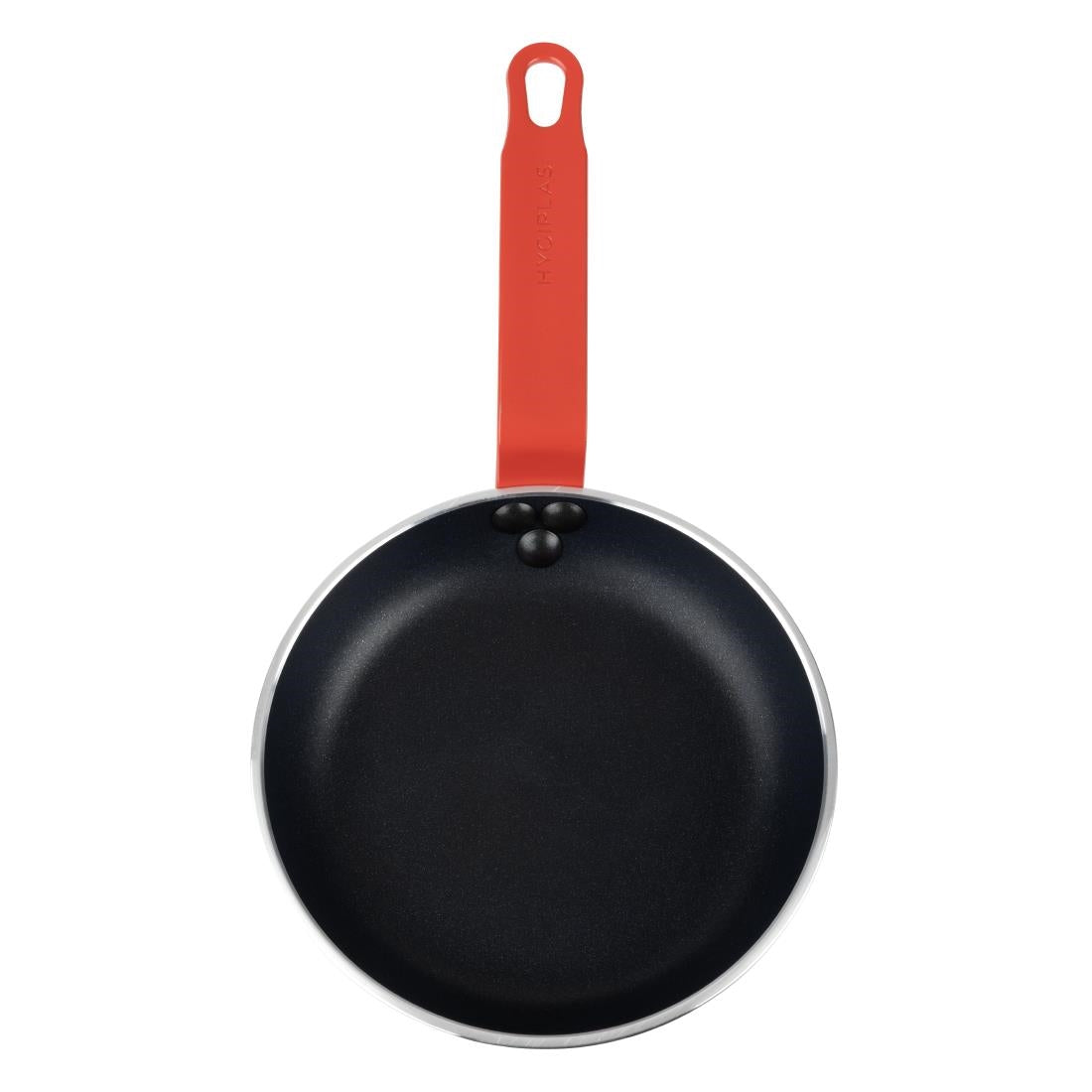 Hygiplas Aluminium Non-Stick Teflon Platinum Plus Frying Pan with Red Handle 20cm - FB473 Hygiplas