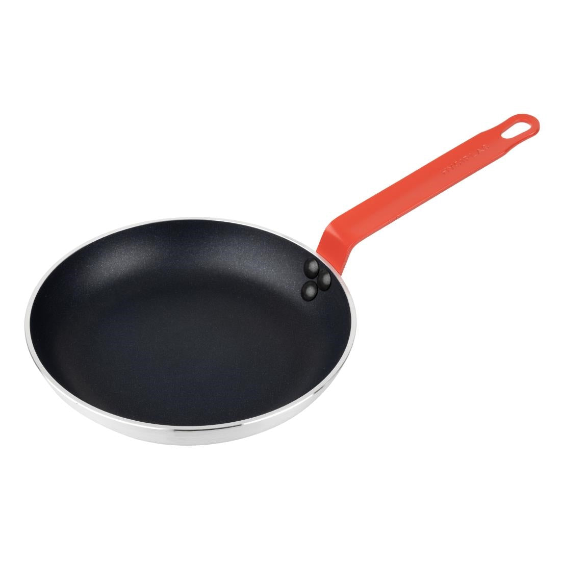 Hygiplas Aluminium Non-Stick Teflon Platinum Plus Frying Pan with Red Handle 24cm - FB474 Hygiplas